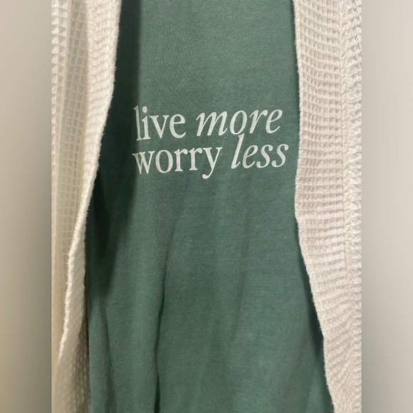 FINAL PRICE💚EUC TERRYTOWN LOUNGEWEAR white robe - Picture 5 of 7